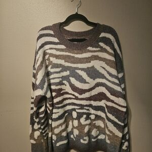DAVI & DANI Textured Knit Sweater